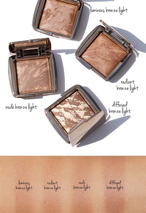 hourglass ambient lighting bronzer swatches.